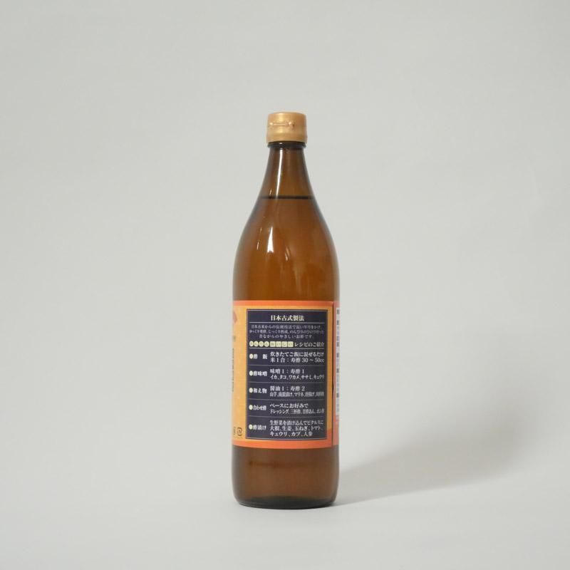 寿酢（すし酢）900ml【蔵元中野商店】|古式伝統製法で醸す