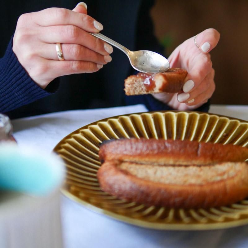 しのぎ7寸皿 黄色 | 雅峰窯 | 送料込み - 錢屋商店｜錢屋本舗