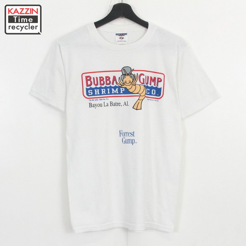 90s Forrest Gump BUBBA GUMP ࡼӡT   ɽS ۥ磻