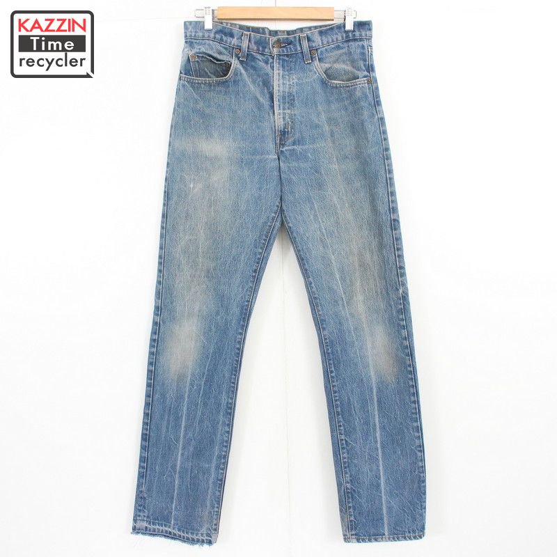 00s リーバイス Levi's 505 デニムパンツ 古着 ★ メンズ 表記W34 L30サイズ ネイビー - KAZZIN Time  recycler 広島にある古着屋 カジン タイム リサイクラー