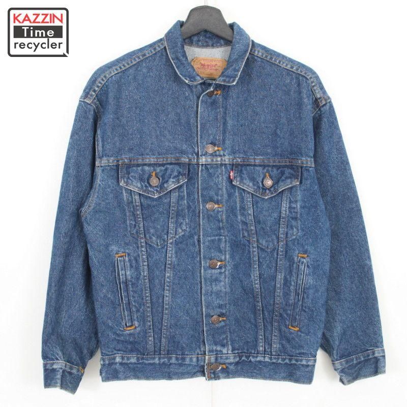 90s USA製 リーバイス Levi's 57508 デニムジャケット 古着 ☆ 表記L