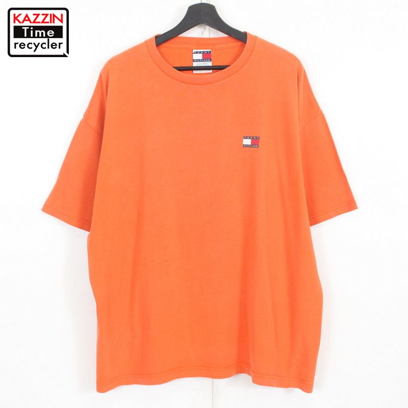 90s ȥߡҥե TOMMY HILFIGER Ⱦµԥ    ɽXXL 