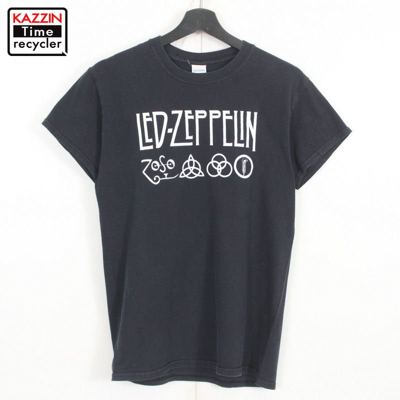 00s レッドツェッペリン Led Zeppelin 天国への階段 プリント 半袖 バンドＴシャツ 古着 ★ メンズ Lサイズ相当 ブラック -  KAZZIN Time recycler 広島にある古着屋オンラインショップ カジン タイム リサイクラー