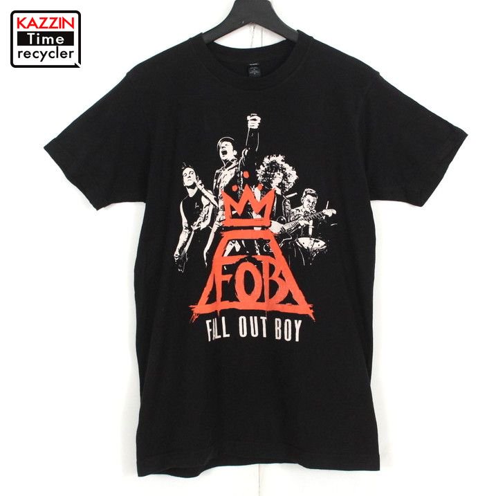 00s フォールアウトボーイ FALL OUT BOY バンドＴシャツ 古着 ★ メンズ 表記Mサイズ ブラック - KAZZIN Time  recycler 広島にある古着屋オンラインショップ カジン タイム リサイクラー