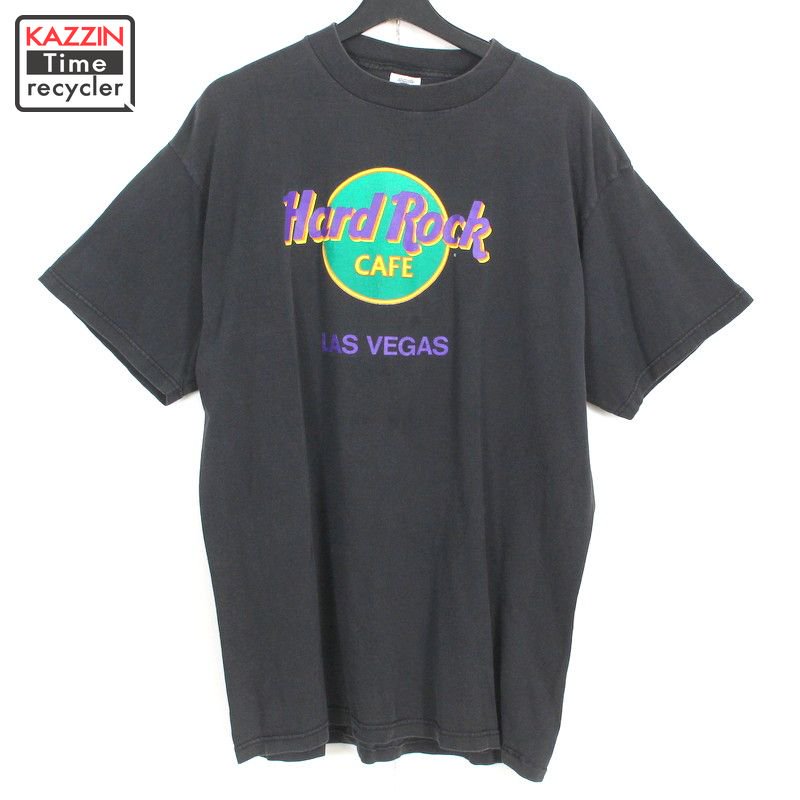 90s ϡɥåե HardRockCafe Ⱦµԥ    ɽXL ֥å