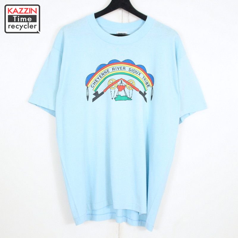 90s USA製 ONEITA プリント 半袖Ｔシャツ 古着 ☆ メンズ 表記XLサイズ