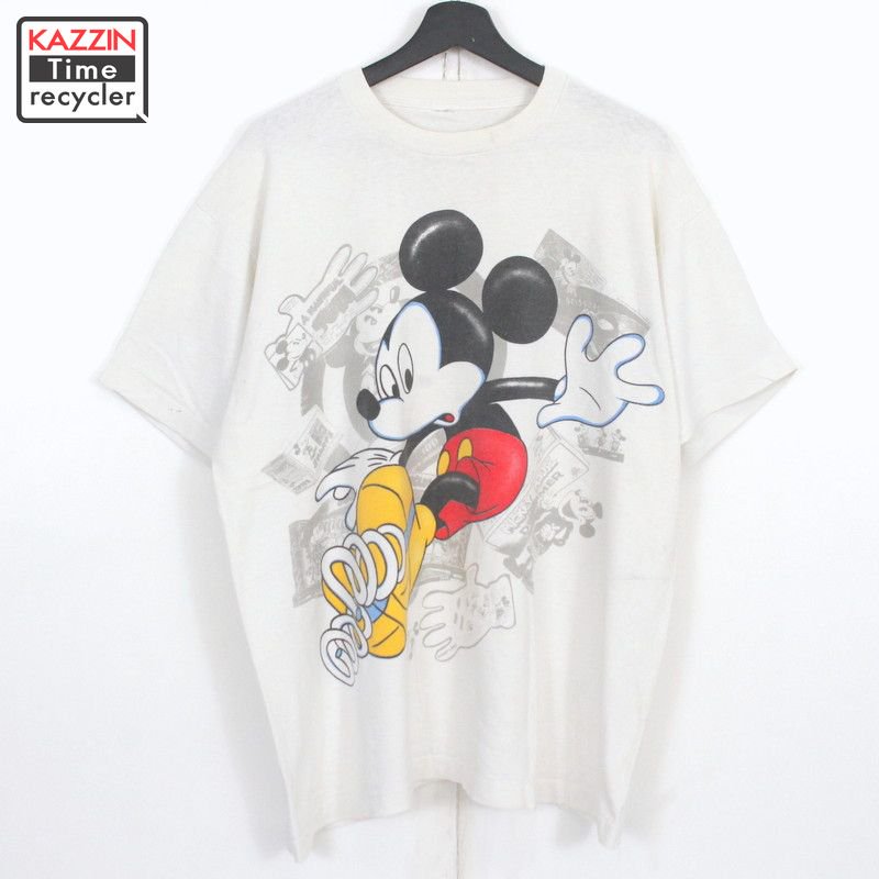 90s ߥåޥ Mickey Mouse Ⱦµԥ    XL ӥå С ۥ磻