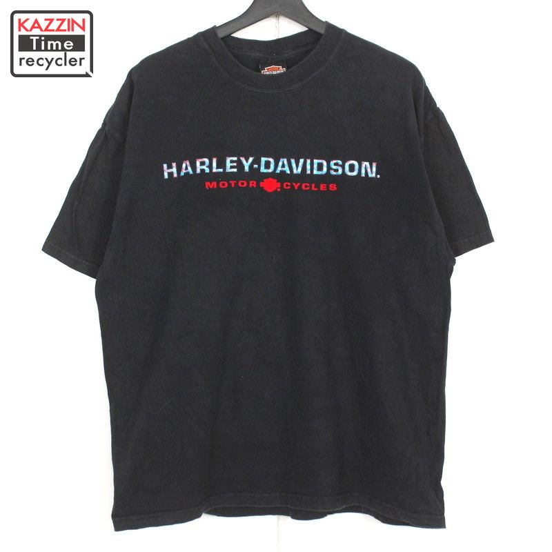 90s USA ϡ졼ӥåɥ HARLEY DAVIDSON Ⱦµԥ    ɽXL ֥å