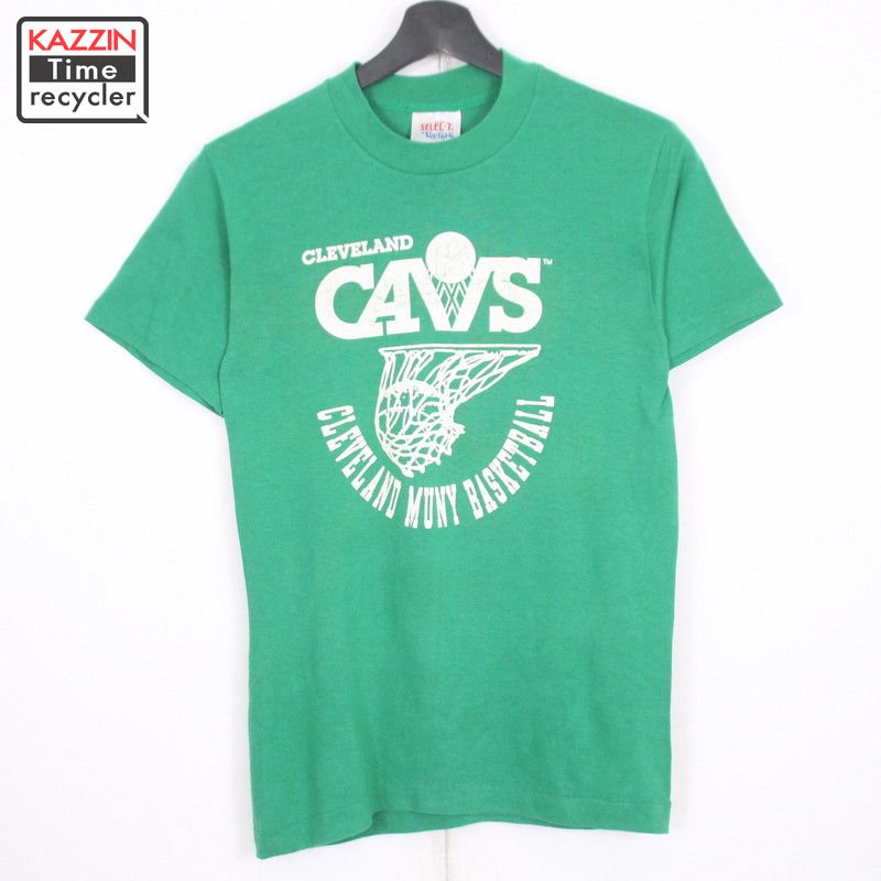 80s USA製 NBA クリーブランド・キャバリアーズ 半袖Ｔシャツ 古着 ★ メンズ 表記Sサイズ グリーン - KAZZIN Time  recycler 広島にある古着屋オンラインショップ カジン タイム リサイクラー