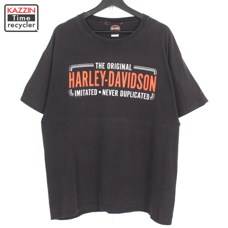 00s ϡ졼ӥåɥ HARLEY DAVIDSON Hanes Ⱦµԥ    ɽXL ֥å