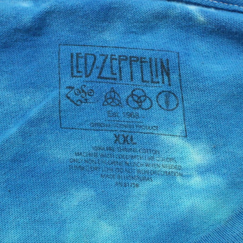 00s レッドツェッペリン Led Zeppelin タイダイ柄 バンドＴシャツ 古着