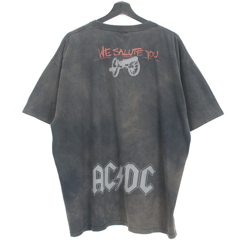 ACDC 80s ビンテージTシャツ バンT バンドT 黒 アンガスヤング-