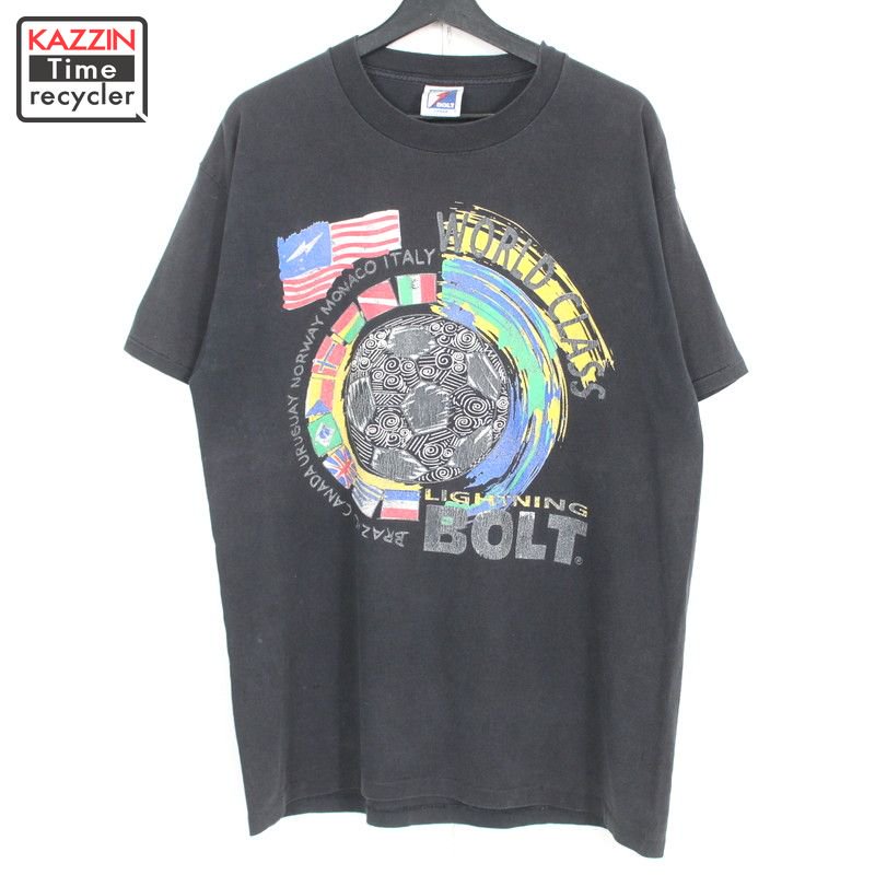 90s USA 饤ȥ˥󥰥ܥ LIGTHING BOLT Ⱦµԥ    ɽL ֥å