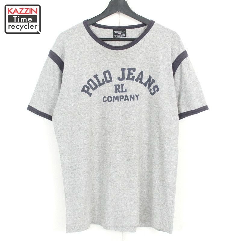 90s POLO JEANS リンガーTシャツ  ポロジーンズ