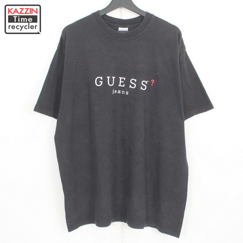 90s USA  Guess  ץ Ⱦµԥ    ɽXL ֥å