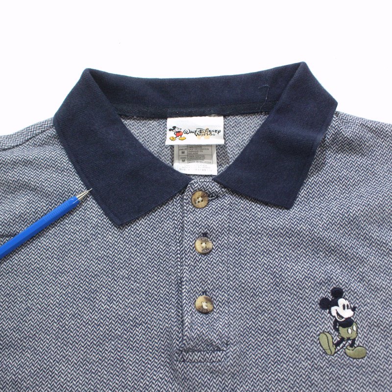 00s ディズニー Disney ミッキーマウス Mickey Mouse 半袖ポロシャツ