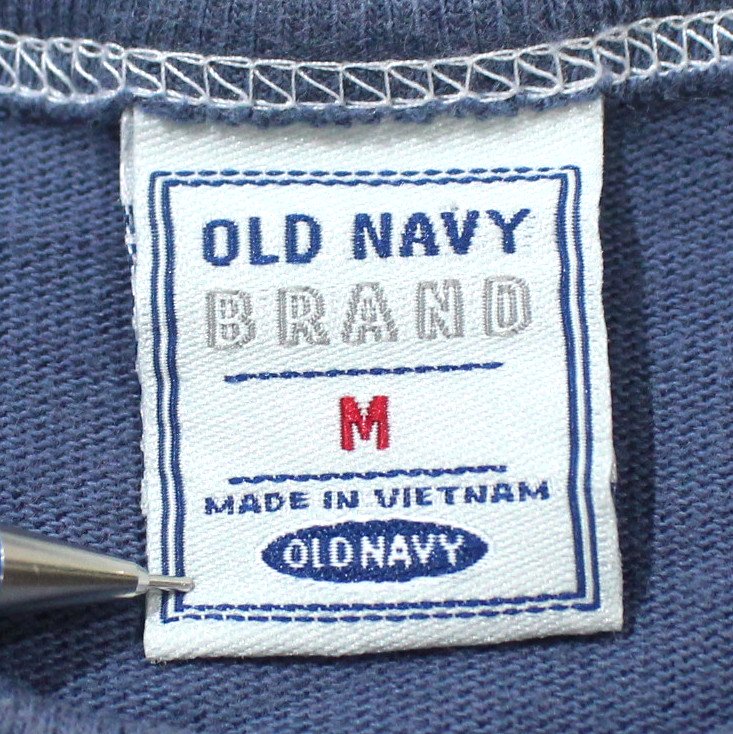 00s オールドネイビー OLD NAVY 無地 フットボールＴシャツ 古着