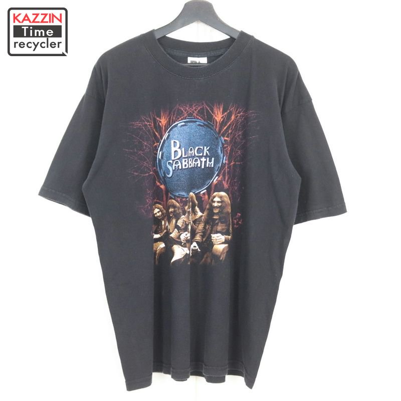 90s ブラックサバス Black Sabbath Reunion Tour バンドＴシャツ 古着 ★ メンズ 表記XLサイズ ブラック -  KAZZIN Time recycler 広島にある古着屋オンラインショップ カジン タイム リサイクラー