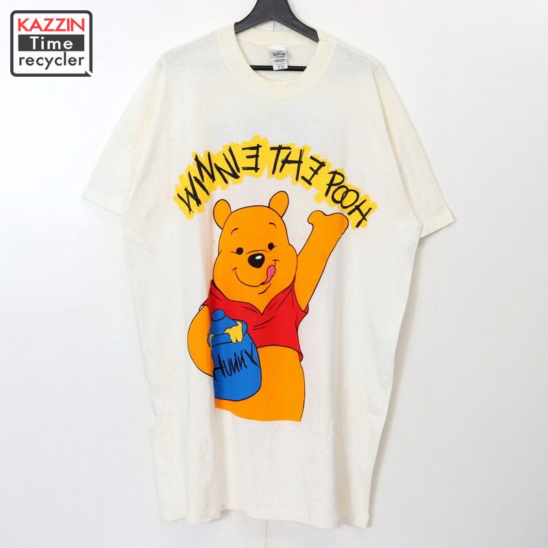 90s USA ǥˡ Disney ޤΥס Pooh Ⱦµԥ    XL ӥå С ۥ磻