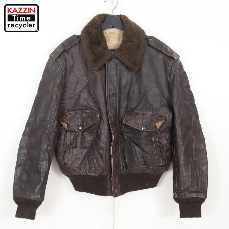 USA製 70s SCHOTT レザージャケット G-1 フライトジャケット 