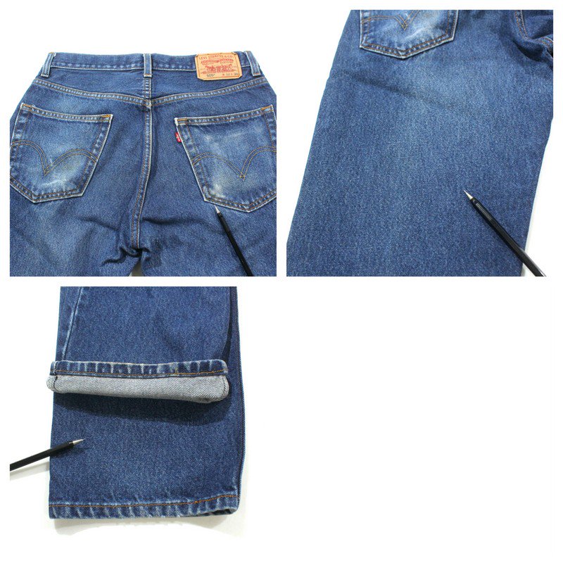 00s リーバイス Levi's 505 デニムパンツ 古着 ★ メンズ 表記W32 L30サイズ ネイビー - KAZZIN Time  recycler 広島にある古着屋 カジン タイム リサイクラー