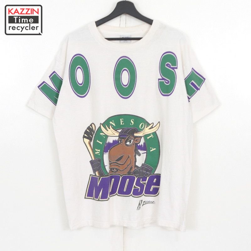 90s USA ZUBAZ MINNESOTA MOOSE ץ Ⱦµԥ    ɽL ۥ磻