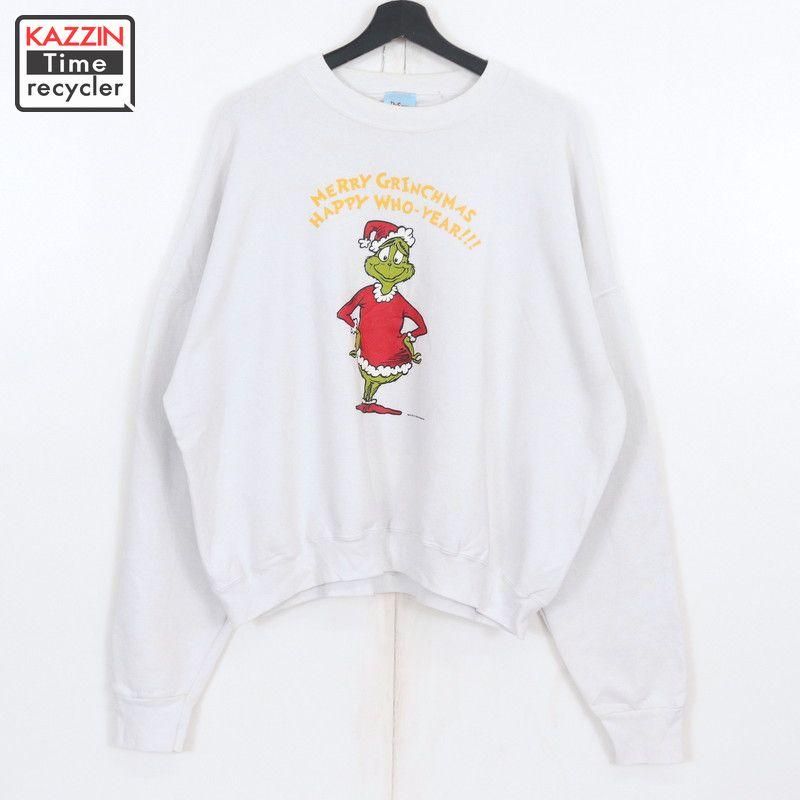 最大80％オフ！ Seuss Dr USA製 90s 古着 「GRINCH 古着 XL トレーナー