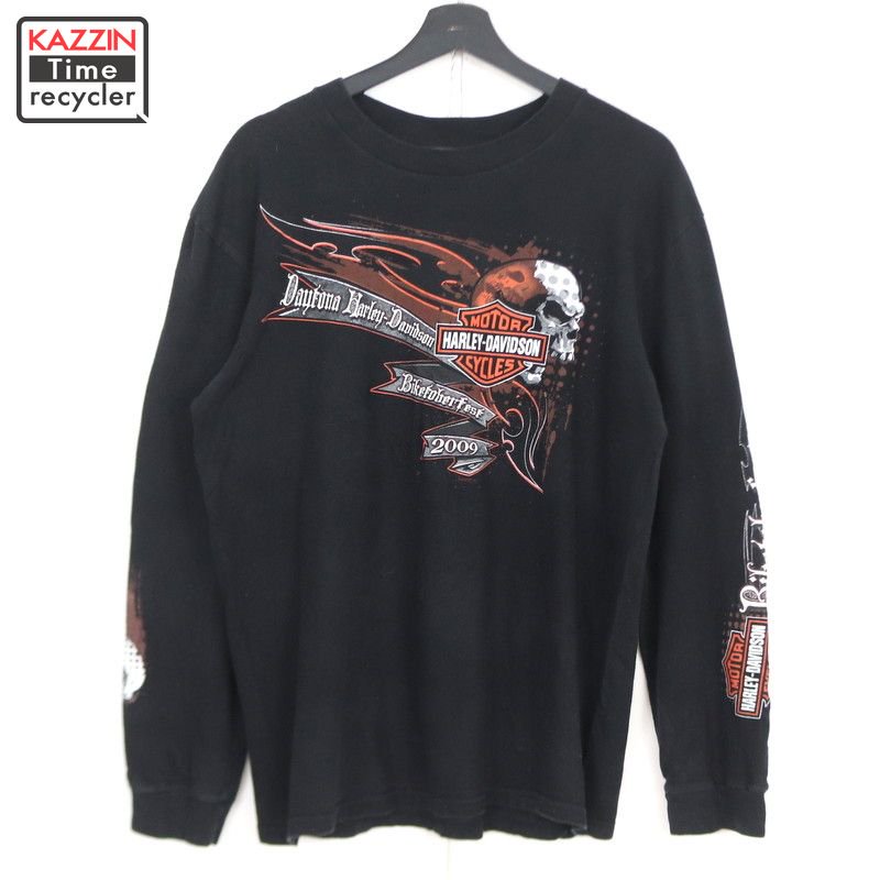 00s Dale Earnhardt レーシング プリント 長袖Ｔシャツ 古着 ☆ メンズ