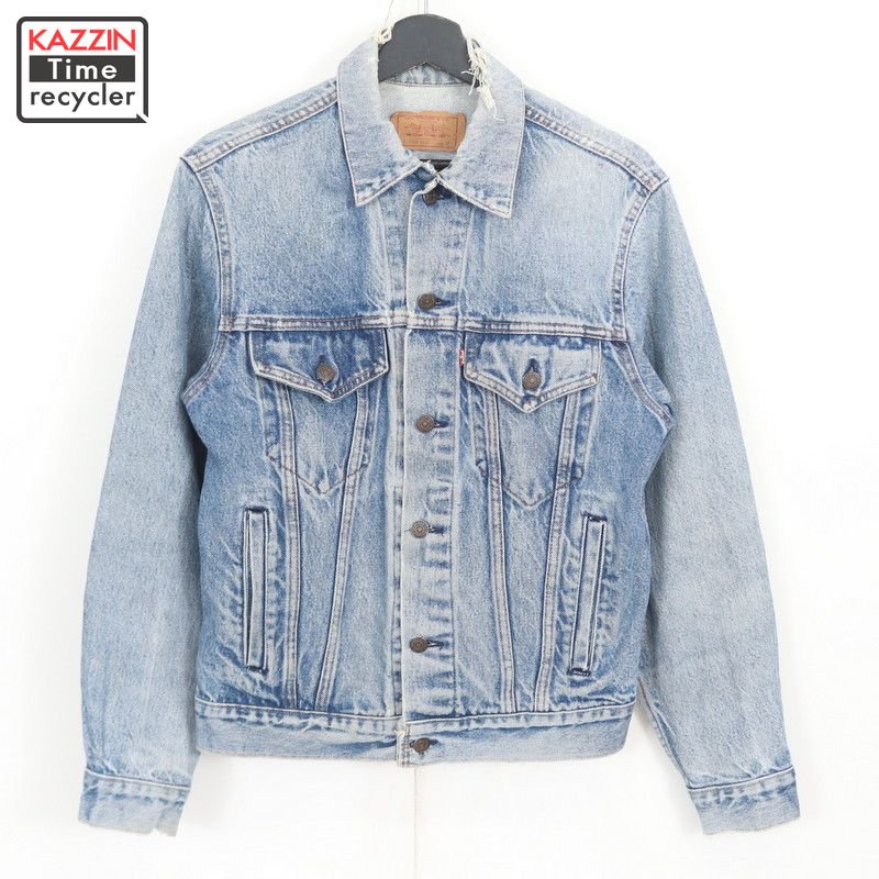 80s USA製 リーバイス Levi's 70506 デニムジャケット 古着 ☆ メンズ 表記38サイズ ブルー - KAZZIN Time  recycler 広島にある古着屋オンラインショップ カジン タイム リサイクラー