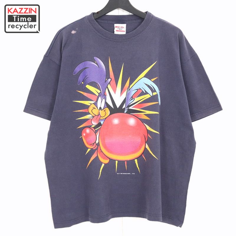 90s USA ʡ WARNER BROS 磻꡼衼 Wile E. Coyote movel tee Ⱦµԥ    ɽXL ͥӡ