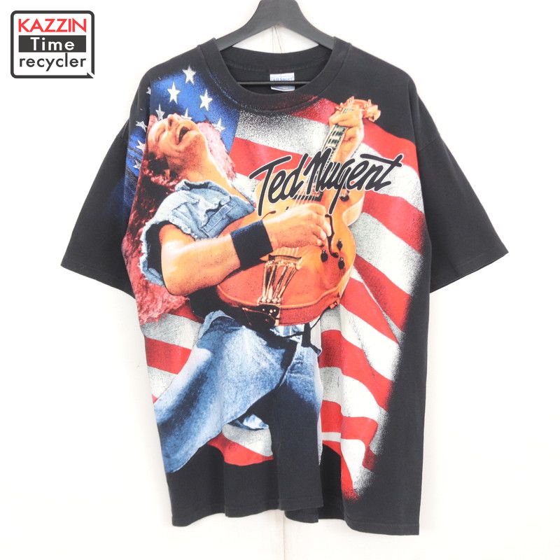 90s ALL SPORT ƥåɥ˥塼 Ted Nugent Ƚץ Ⱦµԥ    ɽXL ֥å