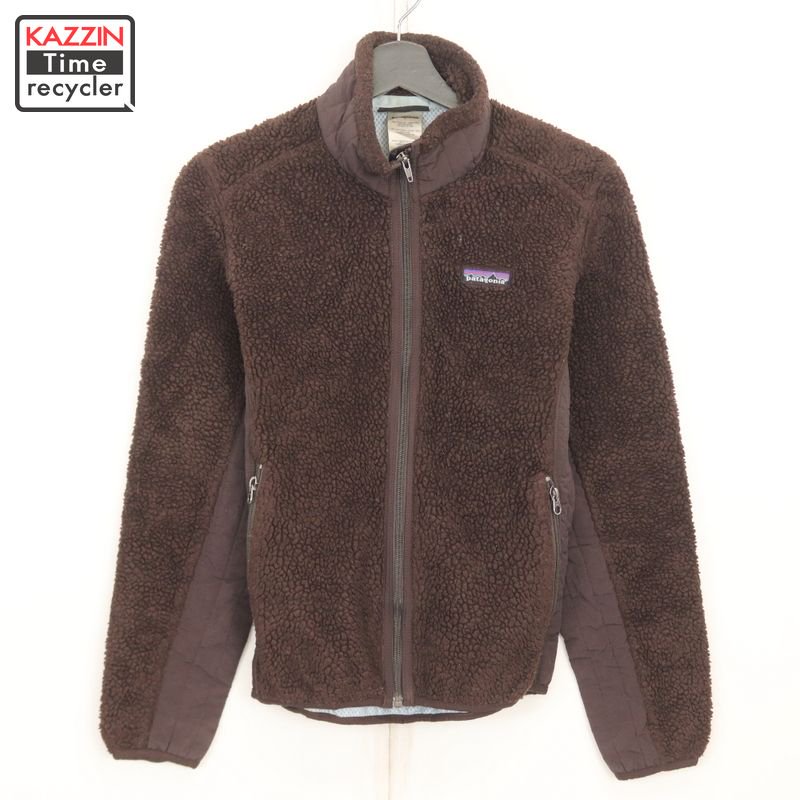 00s パタゴニア patagonia STY23071 裏地メッシュ シンチラ フリース ジャケット 古着 ☆ レディース 表記Sサイズ ブラウン  - KAZZIN Time recycler 広島にある古着屋オンラインショップ カジン タイム リサイクラー