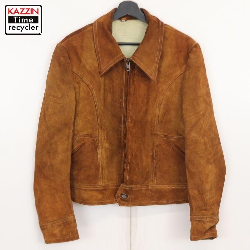 8,600円70s VINTAGE jacketフリンジ ジャケット スウェード レザー