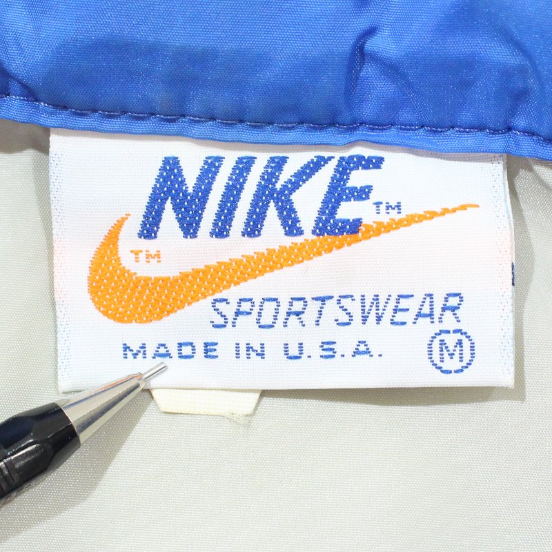 70s USA製 ヴィンテージ ナイキ NIKE オレンジスウォッシュ ナイロン