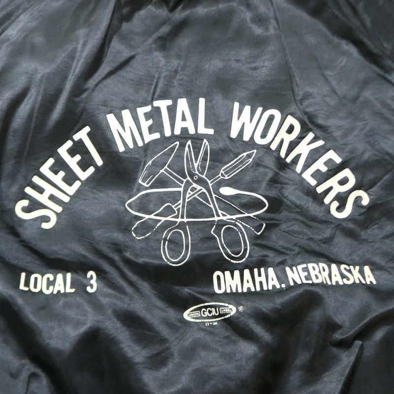 Nebraska Hockey Team スタジャン 黒/オレンジ