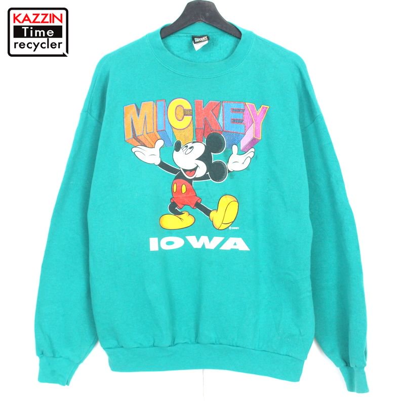 90s USA vintage ߥåޥ Mickey Mouse ץ å ȥ졼ʡ  ɽL