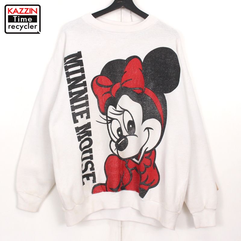 80s USA vintage ߥˡޥ Minnie Mouse ξ̥ץ å ȥ졼ʡ  ɽXL