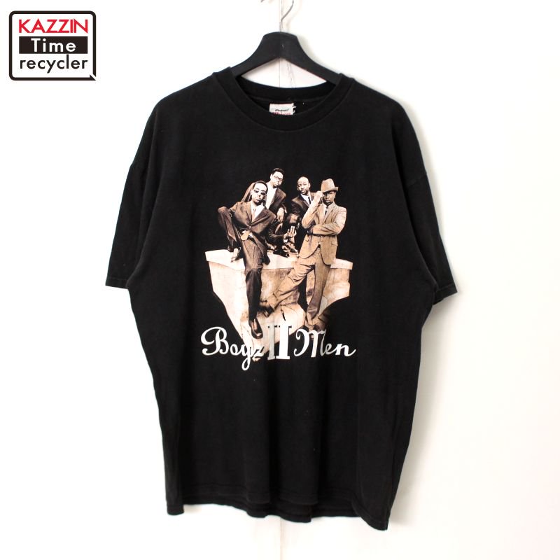 90s vintage Boyz Ⅱ Men Hanes EVOLUTION R&B バンドＴシャツ メンズ