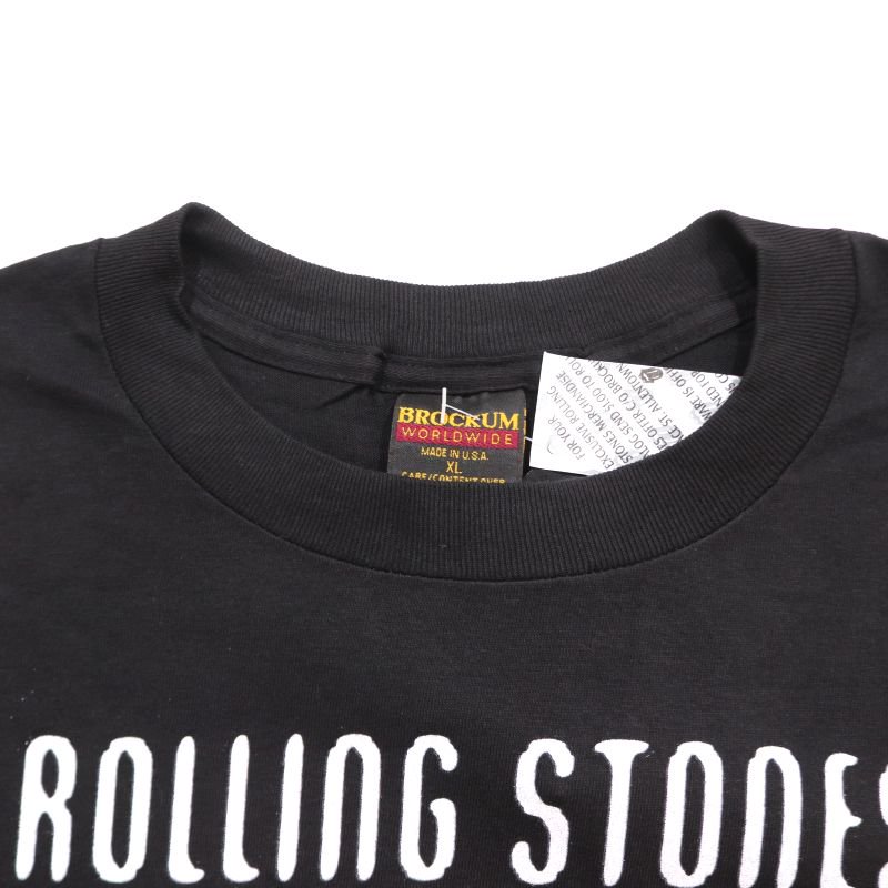 DEADSTOCK 90s USA製 vintage brockum ローリングストーンズ The Rolling Stones  HARLEY-DAVIDSON 半袖Ｔシャツ メンズ 表記XLサイズ - KAZZIN Time recycler 広島にある古着屋オンラインショップ  カジン タイム リサイクラー