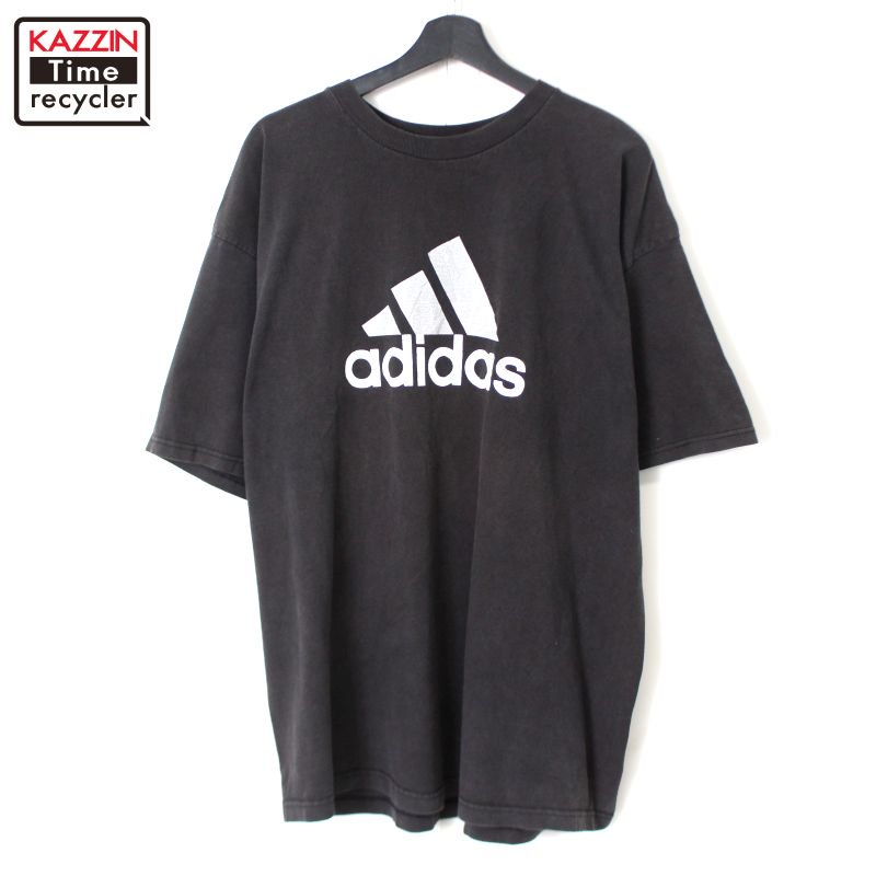 00s USA製 adidas ロゴ プリント 半袖Ｔシャツ メンズ 表記XLサイズ - KAZZIN Time recycler  広島にある古着屋オンラインショップ カジン タイム リサイクラー