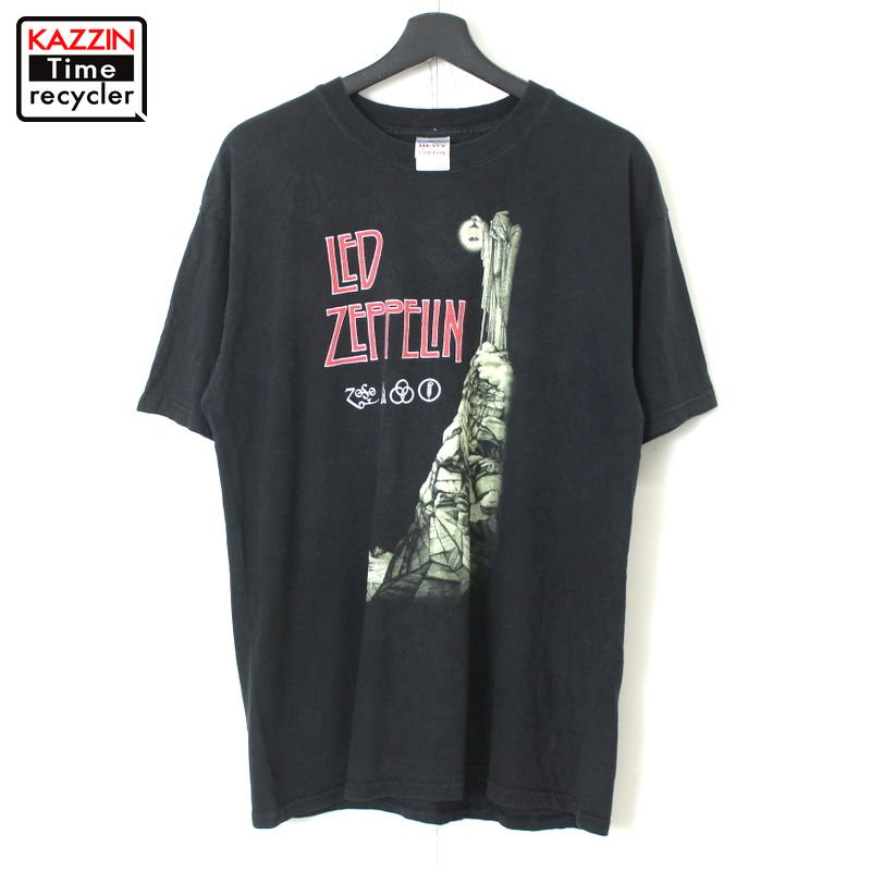 00s レッドツェッペリン Led Zeppelin GILDAN バンドＴシャツ メンズ 表記Lサイズ - KAZZIN Time recycler  広島にある古着屋オンラインショップ カジン タイム リサイクラー