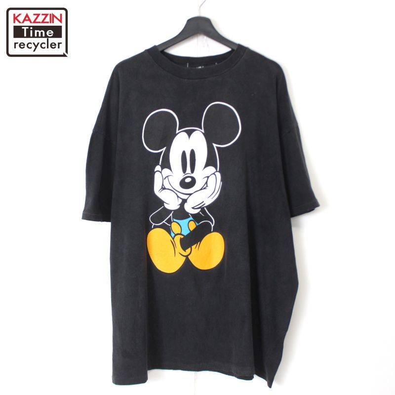 90s vintage ߥåޥ Mickey Mouse ĥѥ ¤ߥå Ⱦµԥ  XL~ ӥå С