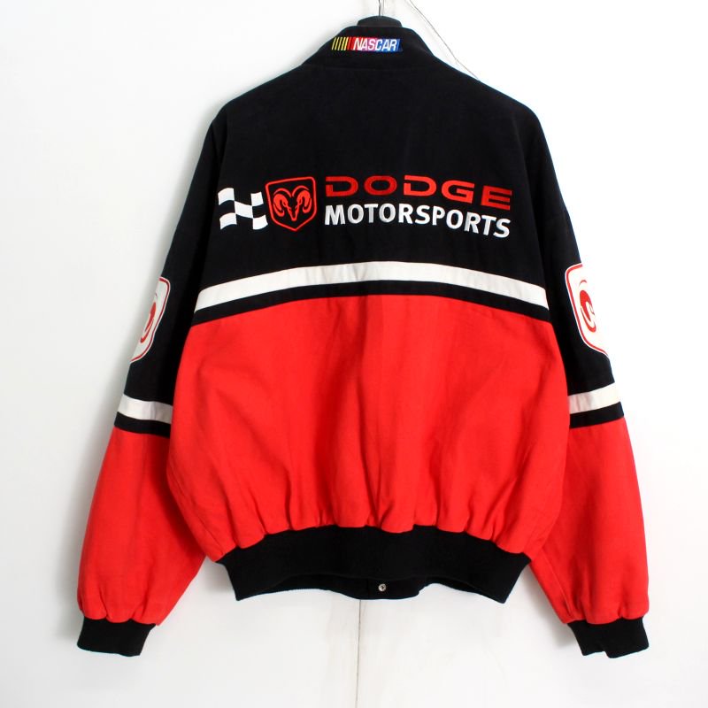 00s RACING CHAMPIONS APPAREL DODGE NASCAR レーシングジャケット メンズ 表記Lサイズ - KAZZIN  Time recycler 広島にある古着屋オンラインショップ カジン タイム リサイクラー