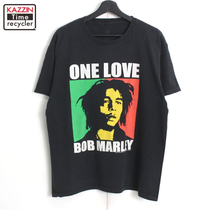 00s ボブマーリー Bob Marley ZION ラスタカラー バンドＴシャツ メンズ 表記Lサイズ - KAZZIN Time recycler  広島にある古着屋オンラインショップ カジン タイム リサイクラー