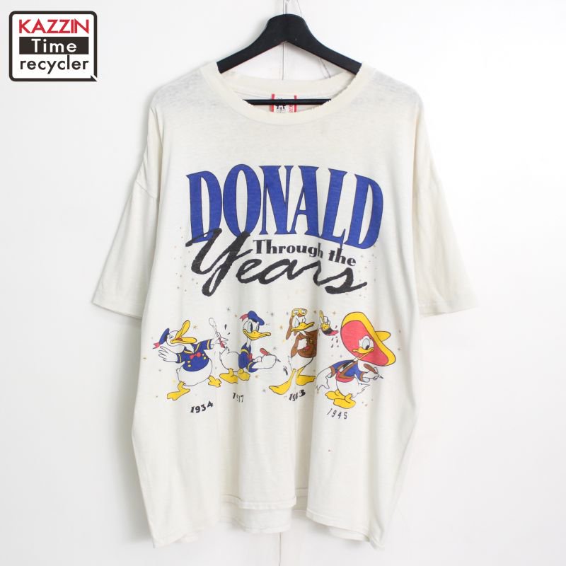 90s USA vintage ɥʥ Donald Duck ξ̥ץ Ⱦµԥ  ɽL