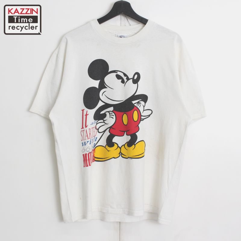 90s vintage MICKEY&CO ߥåޥ Mickey Mouse Ⱦµԥ  ɽL