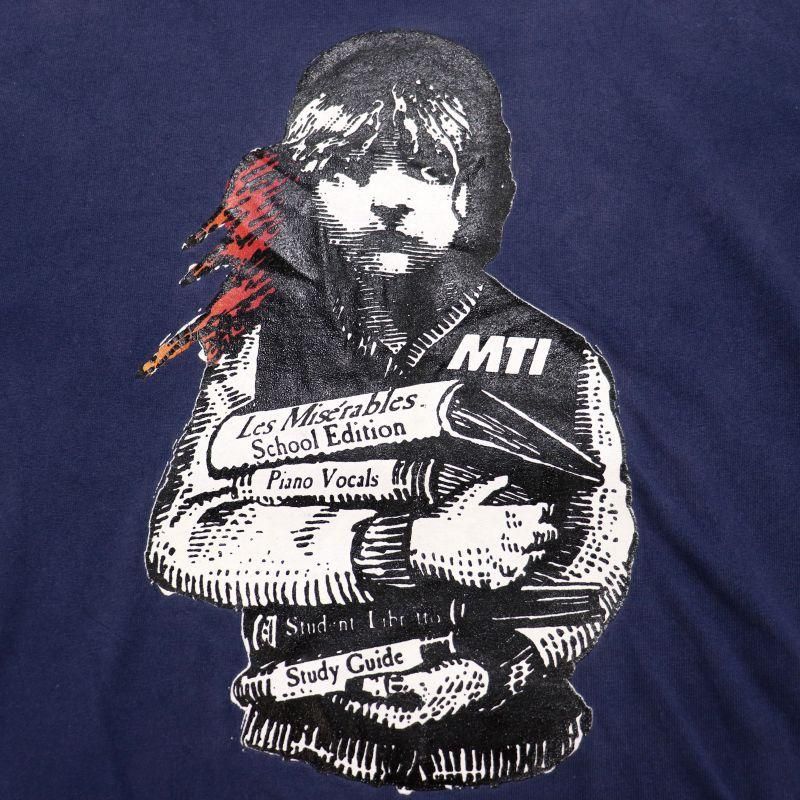 00s Hanes レ・ミゼラブル Les Mis?rables プリント 半袖Tシャツ