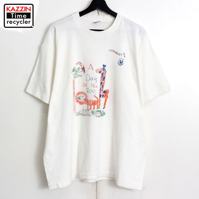 90s USA vintage Fruit of the Loom ˥ޥ Ⱦµԥ  ɽXL