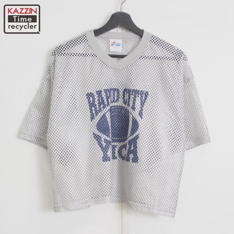 90s USA vintage majestic YMCA ʥХ å ॸ㡼 ˥ե  ɽXL