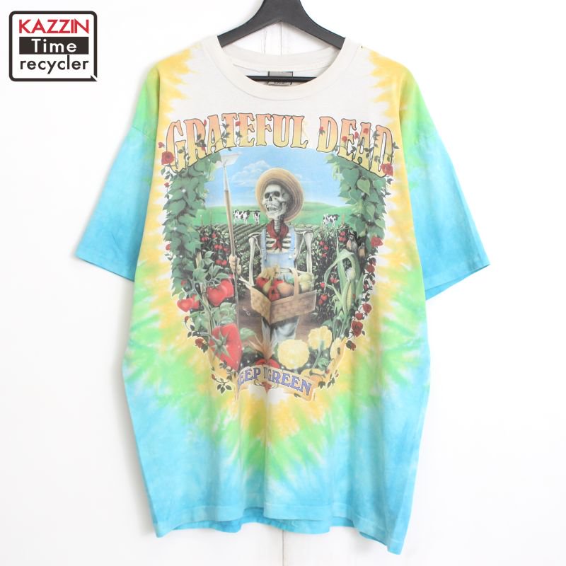 90s USA vintage 쥤ȥեǥå Grateful Dead LIQUID BLUE  KEEP IT GREEN Хɣԥ  ɽXL